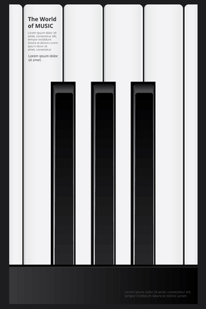 The World of Music Poster Illustrationのイラスト素材