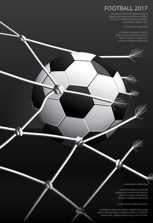 Soccer Football Poster Vestor Illustrationのイラスト素材