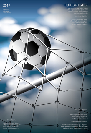 Football Poster Vector Illustrationのイラスト素材