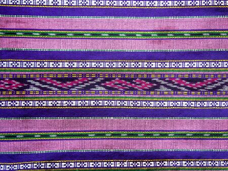 Thai traditional hand crafted fabric