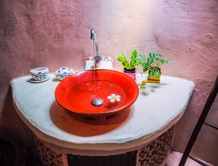 Spa washbasinの写真素材