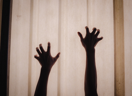Creepy hands crawlingの写真素材