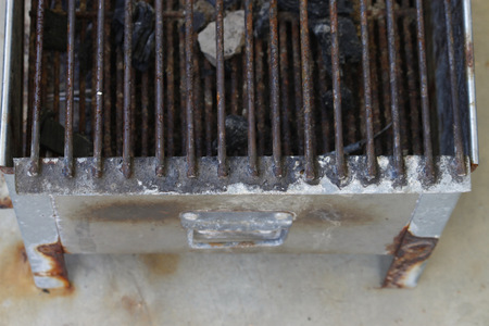 Old coal stoveの写真素材