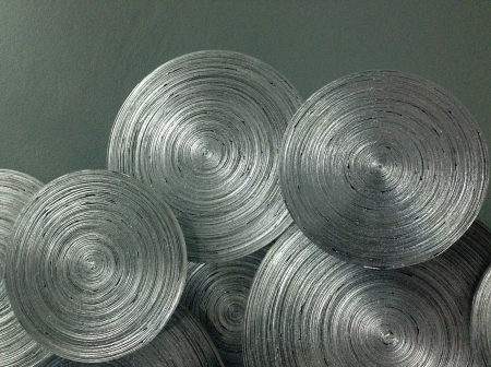 silver circles background texture