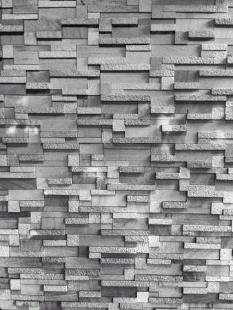 Background of stone wall made with blocksの素材