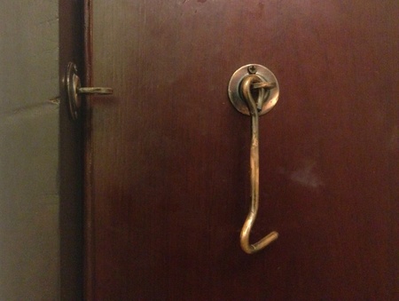 Traditional Thai style Safety lock on the doorの素材