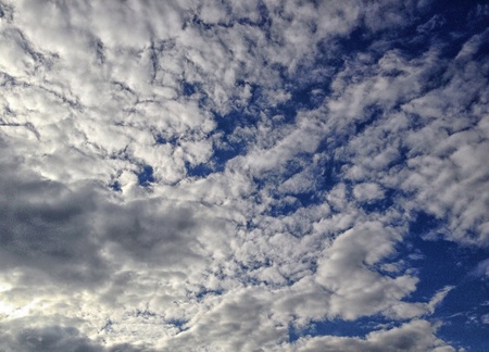 blue sky with cloud