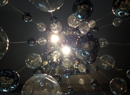 Lamp on the ceiling