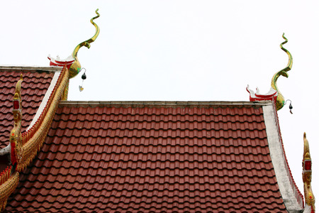 Thai Temple roofの写真素材