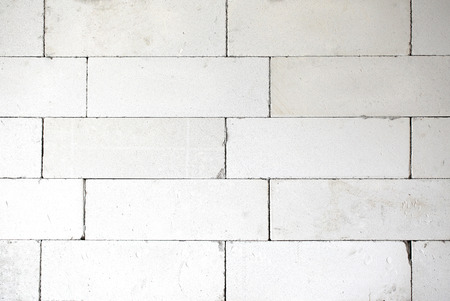 Foamed concrete block pattern backgroundの写真素材
