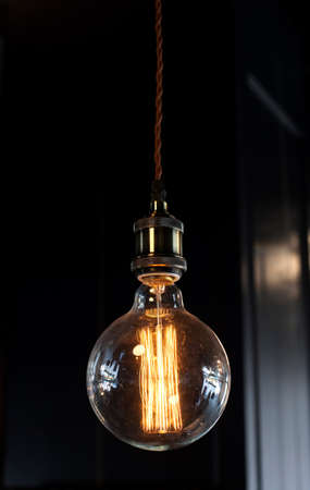 Lighting decoration with vintage bulbs - eclectic interior