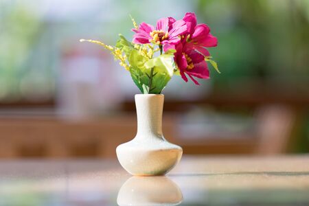 Bouquet of flower in vaseの写真素材