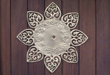 stencil pattern from northern Thailandの写真素材