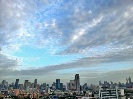 Sky and cityの素材