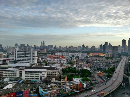 Sky and cityの素材