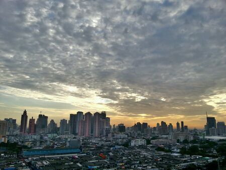 Sky and cityの素材