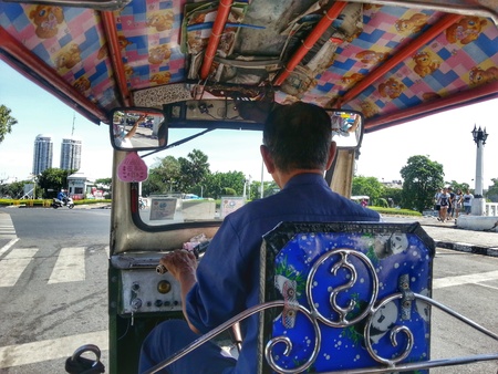 Tricycle in Bangkok Thailandのeditorial素材
