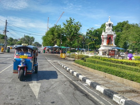 Tricycle in Bangkok Thailandのeditorial素材
