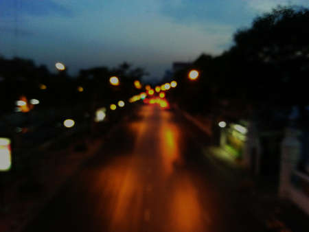 Abstract bokeh background of lightの写真素材