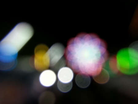 Abstract bokeh background of lightの写真素材