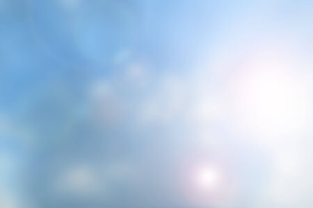 Blurred Blue sky and sunlightの写真素材