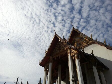 Buddhist place temple in Thailandの写真素材
