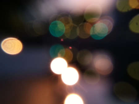 Abstract bokeh background of lightの写真素材