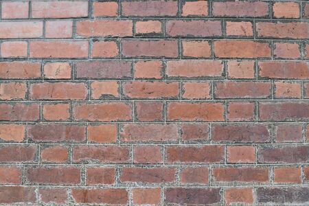 Red Brick wall texture backgroundの写真素材