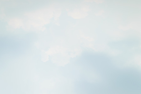 Blue sky and white cloudの写真素材