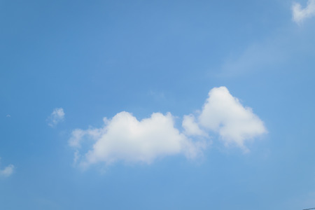Blue sky and white cloud