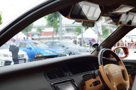 Bangkok, Thailand - June 27, 2015 : VIP car Thailand car show in the VIP style mag. meeting no.1 at...