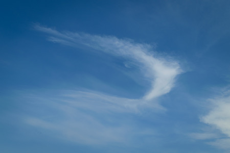 Nature cloudscape with blue sky and white cloudの写真素材