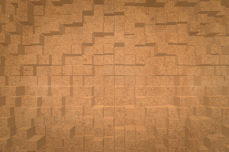 Wallpaper abstract background effect 3d block styleの写真素材