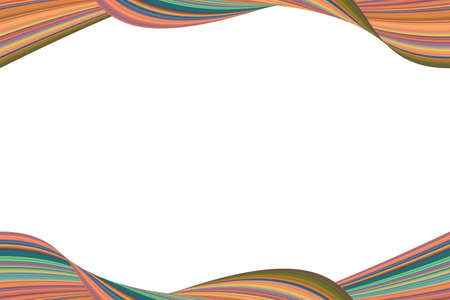 Wave illustration art abstract backgroundの写真素材