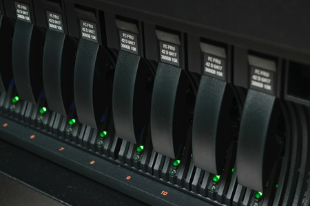 Computer Server and raid storage in datacenter