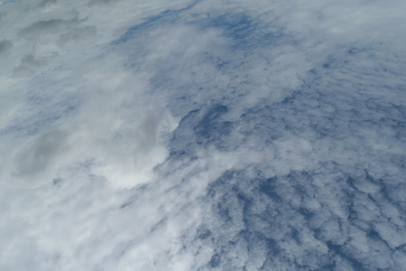 Nature cloudscape with blue sky and white cloud