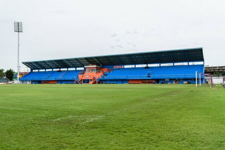 Bangkok, Thailand - September 15, 2015 : PAT Football stadium. PAT Stadium is a stadium in the Khlong Toei district Bangkok, Thailand.のeditorial素材