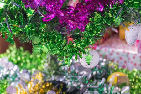 Christmas tree decoration for merry christmas Xmas and happy new yearの写真素材