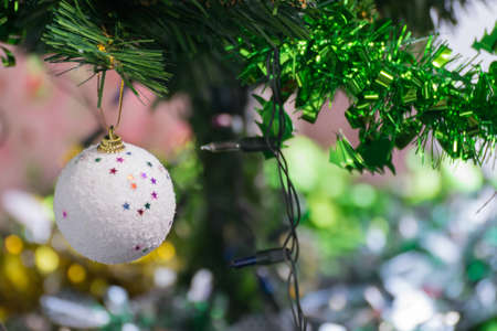 Christmas tree decoration for merry christmas Xmas and happy new yearの写真素材