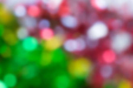 Blurred of Abstract bokeh background of Christmas tree decoration for merry christmas Xmas and happy new yearの写真素材
