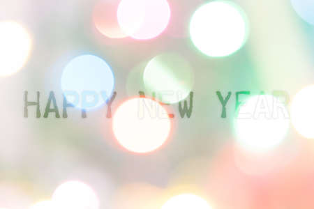 Abstract bokeh background of light for merry christmas Xmas and happy new yearの写真素材