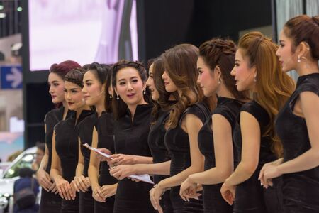 Bangkok, Thailand - December 11, 2016 : Unidentified model on display in Car show event at Bangkok, Thailand. This a open event no need press credentials required.のeditorial素材