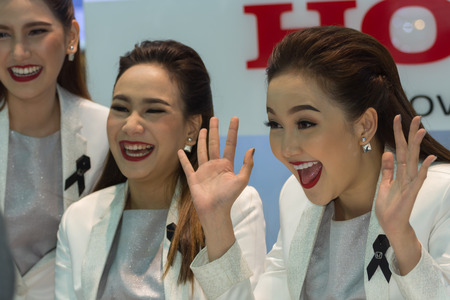Bangkok, Thailand - December 11, 2016 : Unidentified model on display in Car show event at Bangkok, Thailand. This a open event no need press credentials required.のeditorial素材