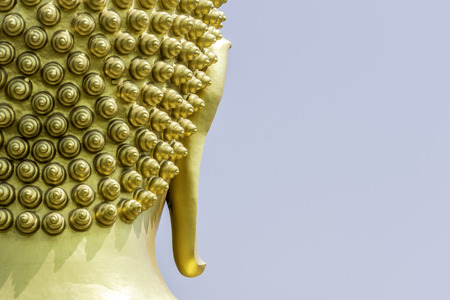 Thai buddha statue at Wat Thai (Thai temple)の写真素材