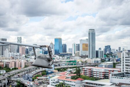 Bangkok, Thailand - June 24, 2016 : Cityscape and transportation in daytime of Bangkok city Thailand. Bangkok is the capital and the most populous city of Thailand.のeditorial素材