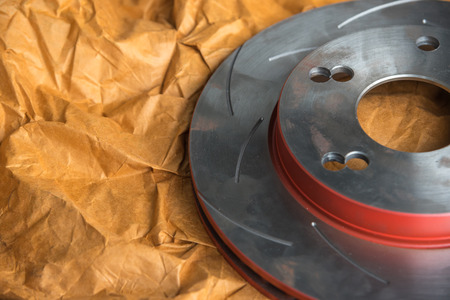 Disc brake 4/100 PDC. 4H. adapt to 5/114.3 PDC. 5H. it's a part of car use for stop the car this a spare part for repair at car garageの写真素材