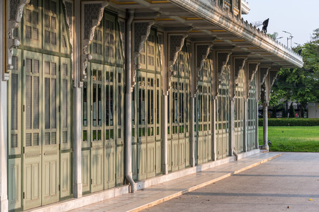Bangkok, Thailand - May 10, 2017 : The Phya Thai Palace or Royal Phya Thai Palace is on the banks of the Samsen Canal on Rajavithee Road in the Ratchathewi District of Bangkok.のeditorial素材