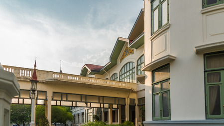 Bangkok, Thailand - May 10, 2017 : The Phya Thai Palace or Royal Phya Thai Palace (Phra Ratcha Wang Phaya Thai) is on the banks of the Samsen Canal on Rajavithee Road in Ratchathewi District Bangkok.のeditorial素材