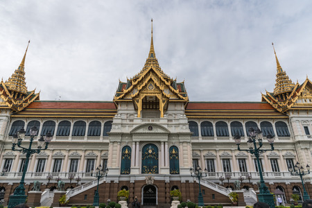 Bangkok, Thailand - August 25, 2017 : Phra Thinang Chakri Maha Prasat in Royal Palaceas as the most famous tourist sites in Thailand.のeditorial素材
