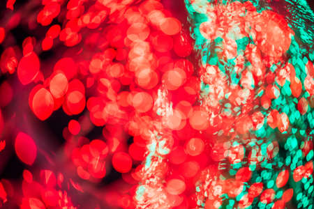 Light abstract bokeh background by blur or defocused at light element use for background or wallpaper in new year festive or christmas conceptの写真素材